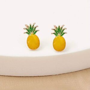 Dainty Pineapple Stud Earrings